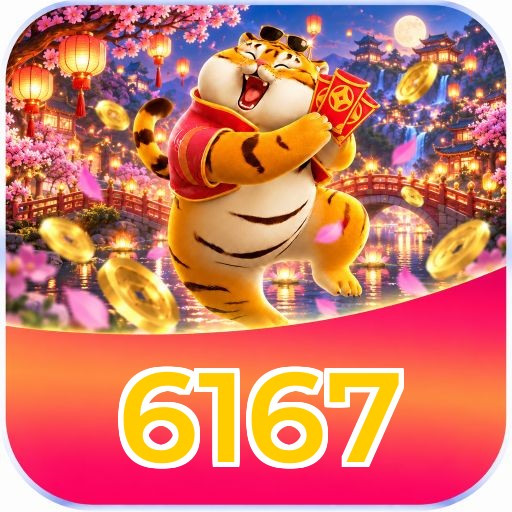Interface da plataforma 6167 mostrando slots populares e bônus de boas-vindas